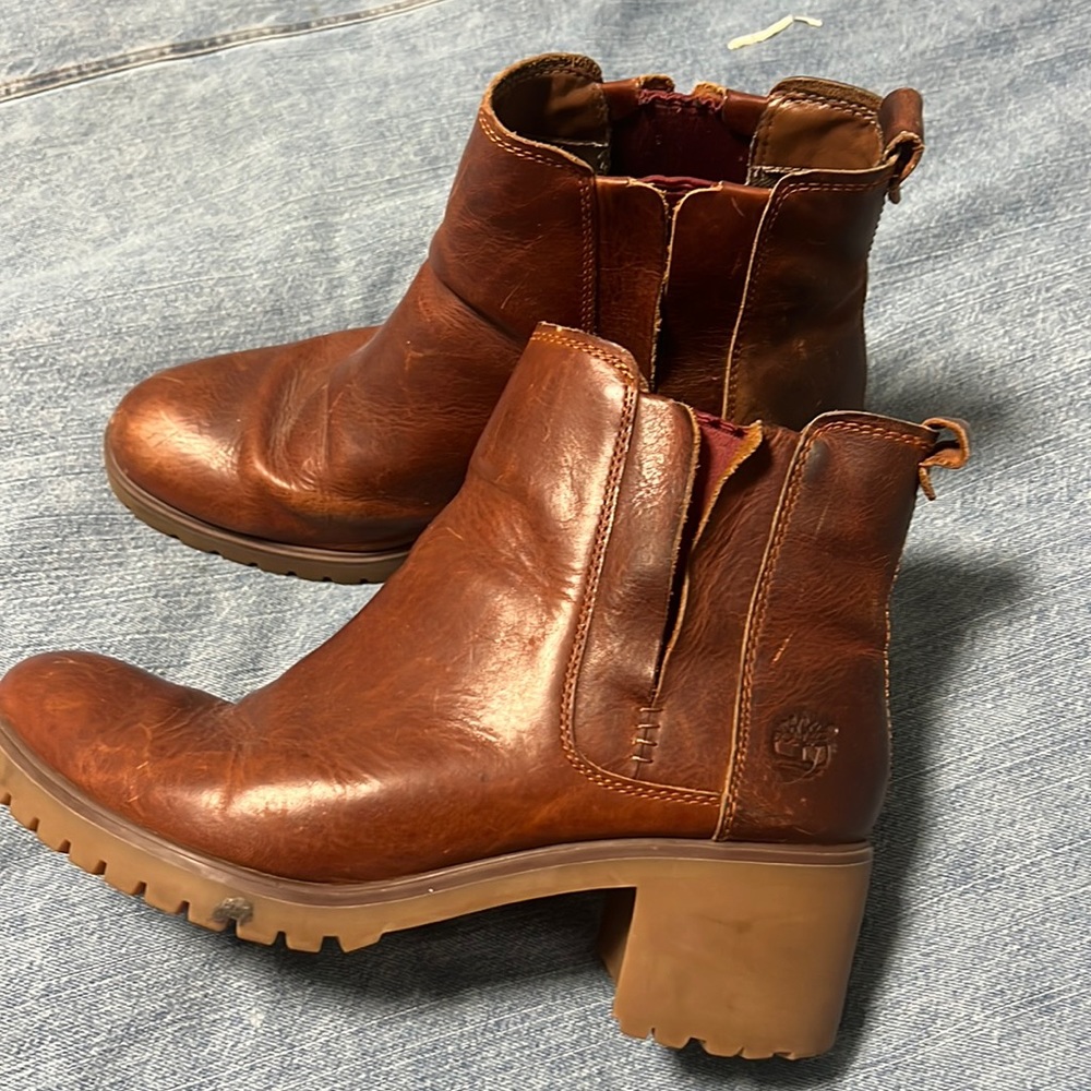 Timberland rubber sole elastic side chukka boots 10